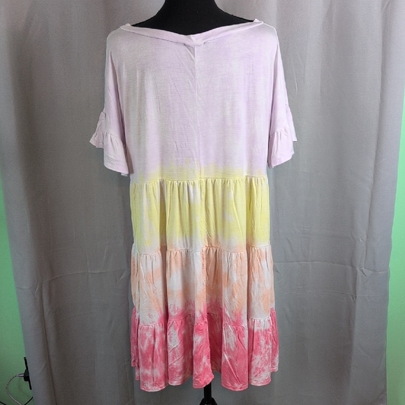 1.4.3. Story by Line Up Multicolor Tiered Midi Dress - Picture 2 of 6